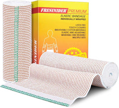 FRESINIDER Elastic Bandage with Hook & Loop Closure