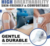 Breathable dressing retention tape