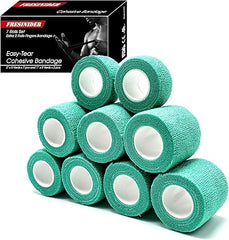 Fresinider Green 9Rolls Bandage For Sports Injury & Pet
