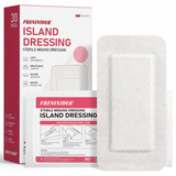 FRESINIDER 4 x 8 inch sterile island dressing with adhesive border, 30 individually wrapped dressings