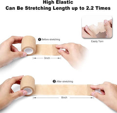 FRESINIDER self adhesive wrap with high elastic stretch and easy-tear design