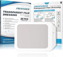 FRESINIDER transparent film dressing 6 by 8 inch 20 pcs pack