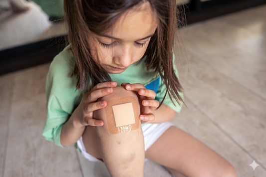 The Knee with the dressing