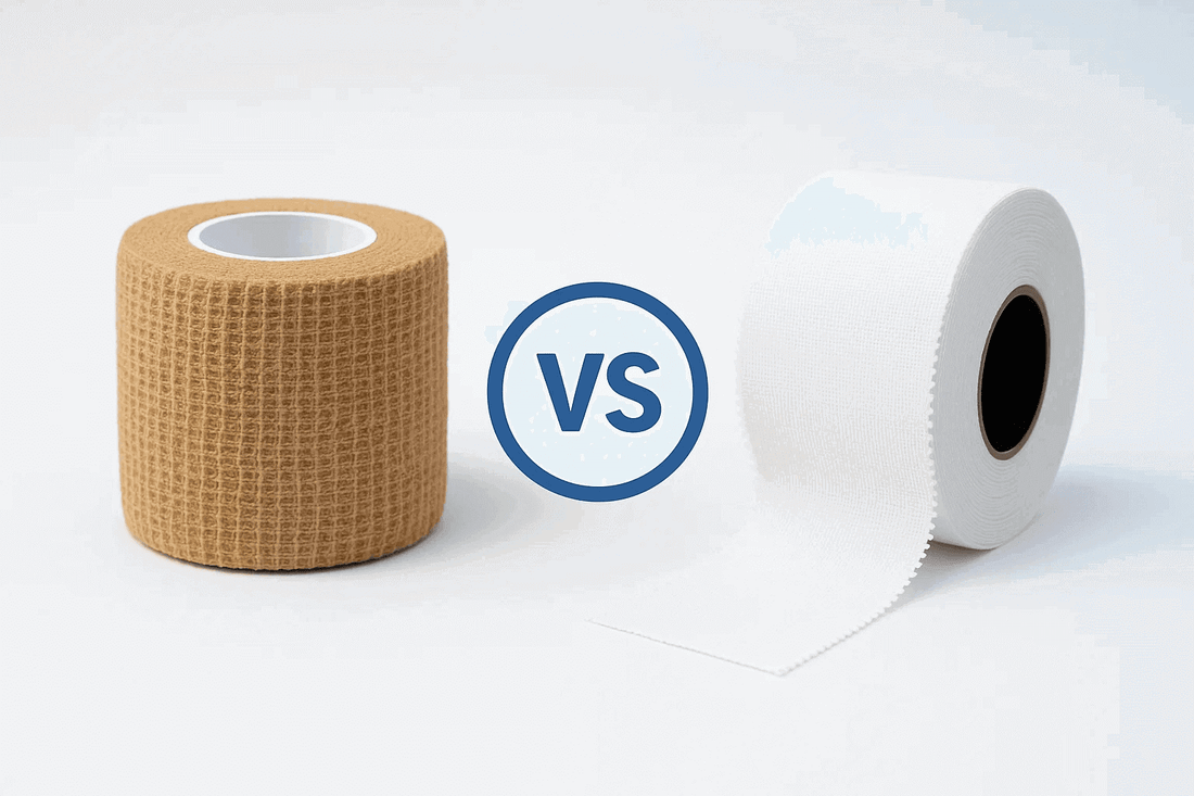 Cohesive Tape vs Athletic Tape