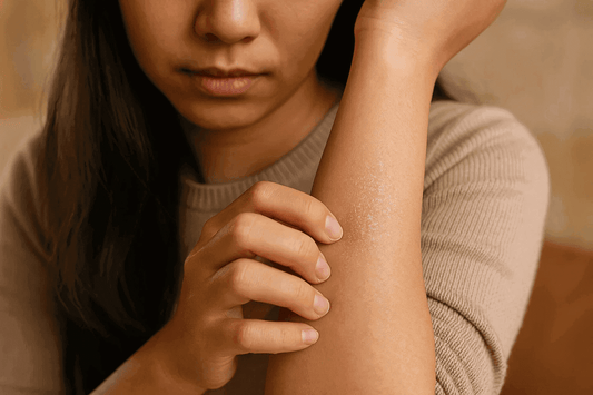 Female arm dry itchy problems