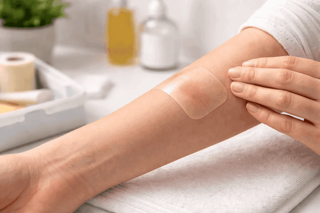 hydrocolloid dressing for burns Waterproof Wound Care Patch Faster Healing Hydrocolloid Wound Dressing - Large