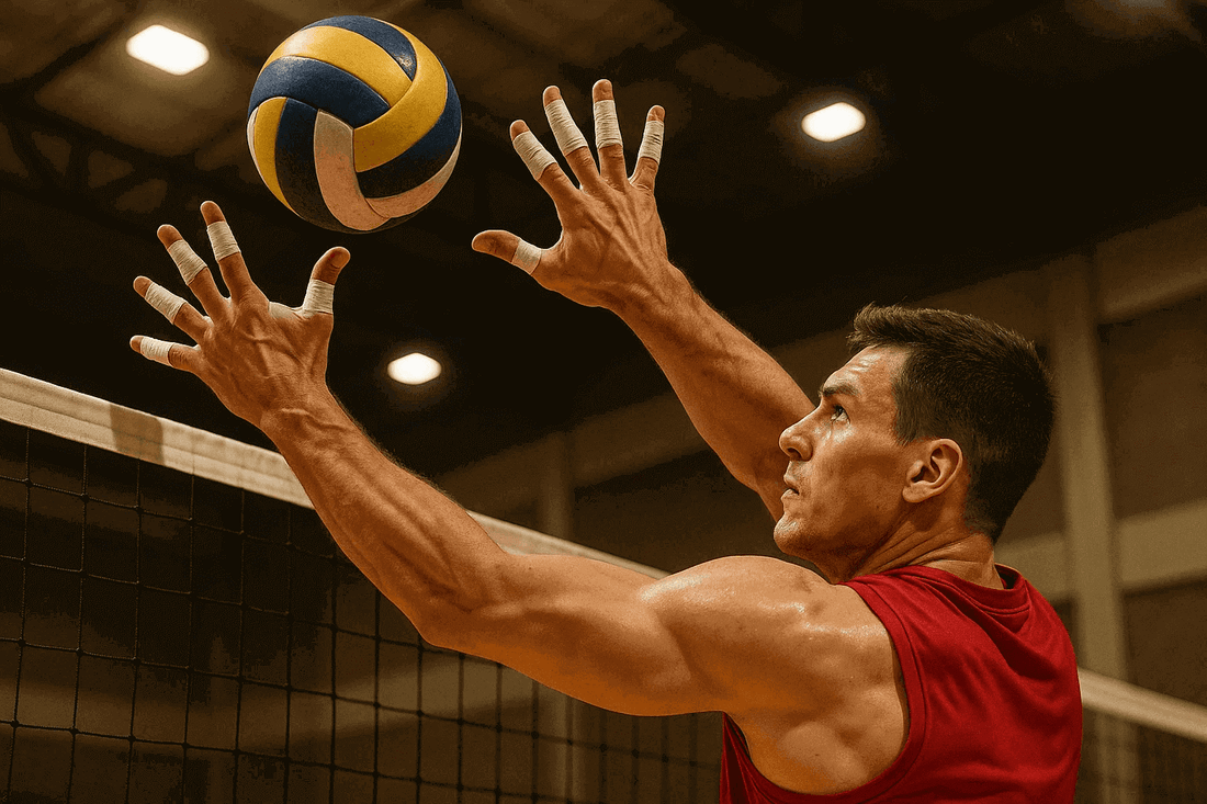 Volleyball Player Tape Fingers