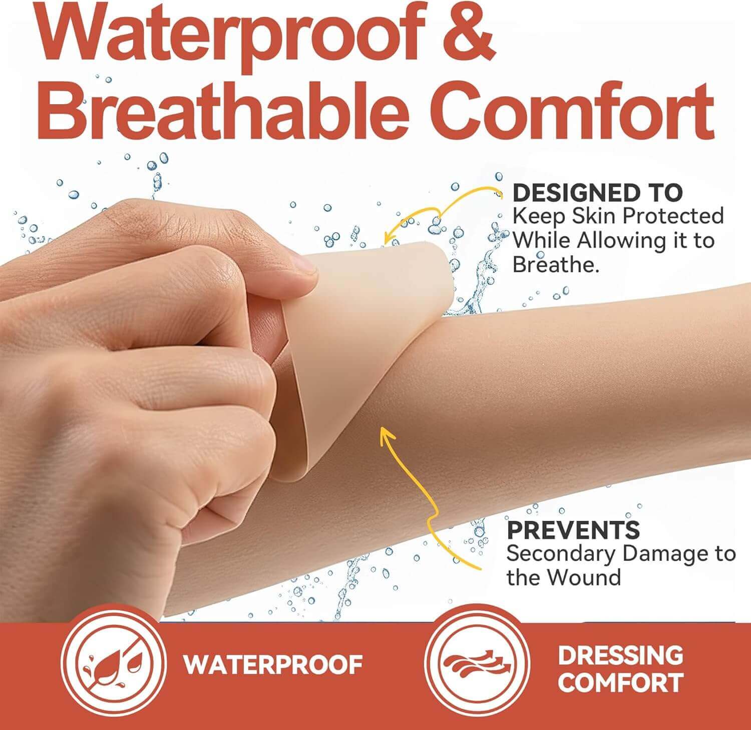 FRESINIDER Hydrocolloid Roll for Wound Care