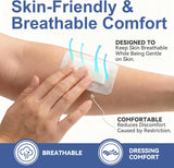 Breathable dressing retention tape