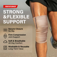 elastic bandage knee support