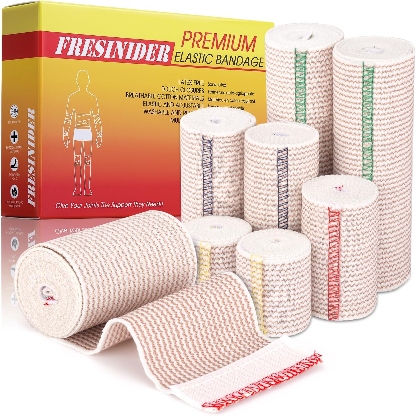 FRESINIDER Elastic Bandage with Velcro
