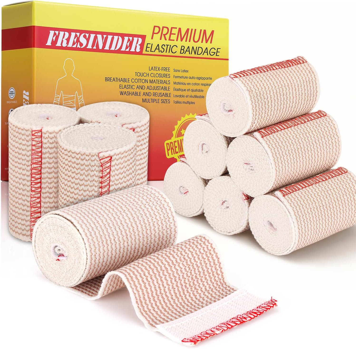 FRESINIDER Elastic Bandage with Velcro