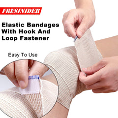 Elastic Bandages With Hook And Loop Fastener