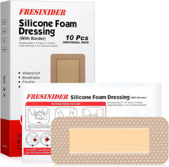 Fresinider 2*5 Silicone Foam Pad Waterproof Dressing