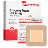 Fresinider 3*3 Silicone Foam Pad Waterproof Dressing