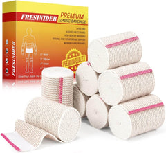 Fresinider 3"*8pack Pink Premium Elastic Bandage Wrap