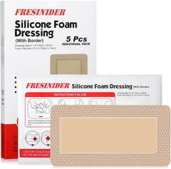 Fresinider 4*8 Silicone Foam Pad Waterproof Dressing