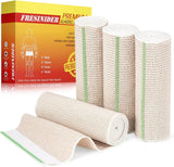 Fresinider 6"*4pack Green Premium Elastic Bandage Wrap