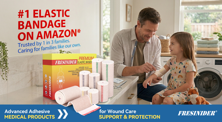 FRESINIDER elastic bandage for family wound care support and protection