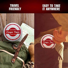 FRESINIDER finger tape in travel-friendly portable canister for sports and outdoor use