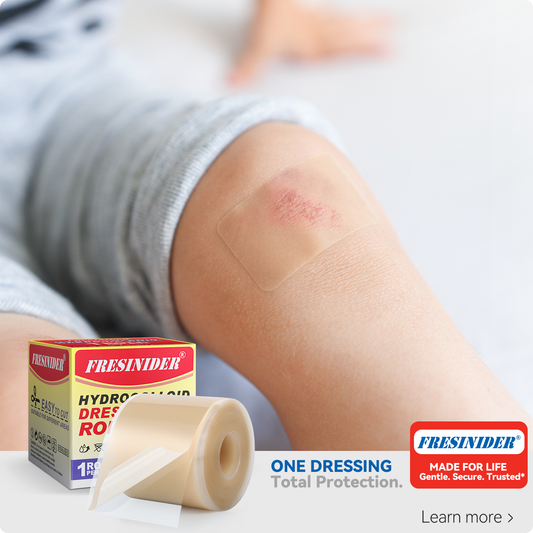 FRESINIDER hydrocolloid dressing roll for everyday wound protection and minor scrape care