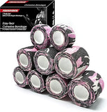 Fresinider Camouflage Pink 9Rolls Bandage For Sports Injury & Pet