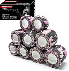 Fresinider Camouflage Pink 9Rolls Bandage For Sports Injury & Pet