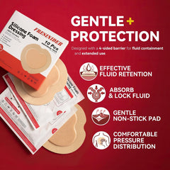 FRESINIDER silicone foam dressing benefits