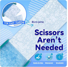 FRESINIDER blue silicone medical tape with easy-tear micro-pore design