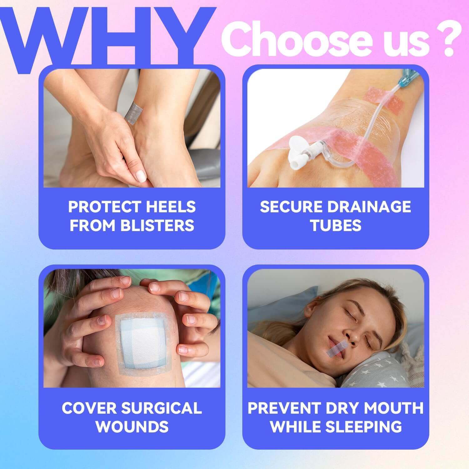 FRESINIDER silicone medical tape for sensitive skin and multiple care uses