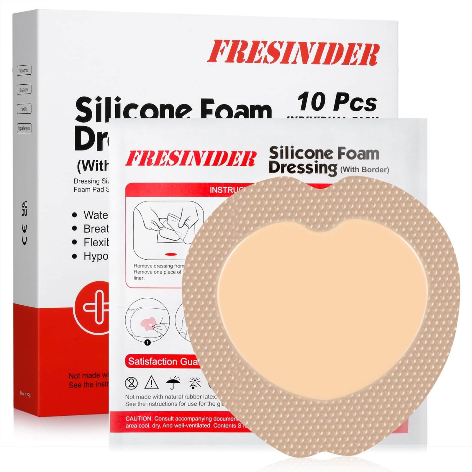 Fresinider Silicone Sacral Foam Dressing