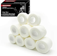 Fresinider White 9Rolls Bandage For Sports Injury & Pet