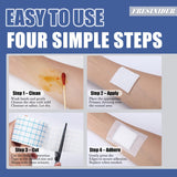 How to use dressing retention tape