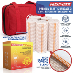 elastic bandages with emergency kit